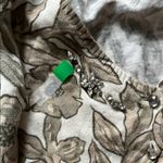 Charlotte V Neck Gem Button Down Neutral Floral Cardigan Photo 3