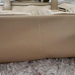 Attention  Bamboo Trim Tan Vegan Leather Handbag New With Tags Photo 2