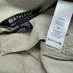 Athleta Athletes Trekkie Utility Cargo Pants Size 8 Tan Hiking Pants Elastic At Ankle Photo 5
