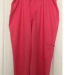 Just My Size  Women's French Terry Capri Pants Size 1X 16W Pink Photo 0