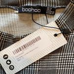 Boohoo Plaid Print Ruffle Hem Dress Photo 5