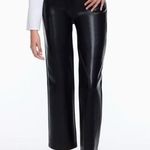 Aritzia Wilfred The Melina Vegan Leather High Waisted Cropped Pants Photo 0