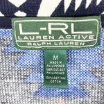 Ralph Lauren LAUREN Aztec Print Full Zipper Long Sleeves Jacket, Size Medium Photo 2