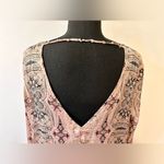 Culture Filigree Print Shift Dress Size Large Pink Photo 4