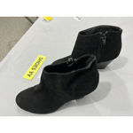 Old Navy Womans  250/81 Size 8 Black Zip Block Heel Ankle Boots Photo 2
