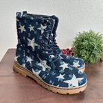 Dirty Laundry  Stars  Lightly Distressed  Wmns Combat Boots~9 Photo 0