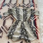Pretty Little Thing Snakeskin Romper Photo 1
