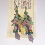Jericho Rose Originals Handcrafted Seed Bead Beaded Boho Earrings Black Photo 0