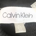 Calvin Klein  Black & Gray Mock Neck Color Block Sweater Dress Size XL Photo 4
