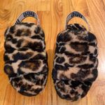 UGG  women’s fluff yeah leopard slipper Photo 1