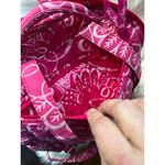 Vera Bradley  Quilted Pink and White Backpack Photo 6