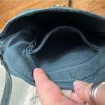 BOHO Denim Faux Suede Fringe Crossbody Bag Blue Photo 6