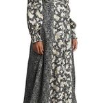 Cinq à Sept Cinq a Sept Black Mixed Floral Jessica Midi Dress sz 2 $425 Photo 2