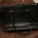 Furla  Leather Tote Black Weekender Shoulder Bag Photo 0