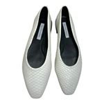 Saks 5th Avenue SAKS FIFTH AVENUE women’s Snake Embossed Leather Flats size 5.5 Photo 9
