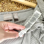 Chico's Chico’s Rib Jacquard Dolman Tee Textured Stripe 3/4 Sleeve Top Size 3 Photo 9