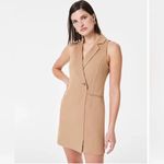 Spanx NWT Ponte The Perfect Vest Dress Tan Camel Large Photo 1