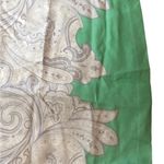 Banana Republic Linen Blend Pencil Skirt Sz. 8 Mint Green/Gray Lined Business Photo 1