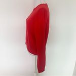 Good American EUC Red Grenadine Crew Neck Cozy Sweater Size M Photo 6