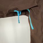 Stoic Nikwax Hooded Full Zip Jacket in Brown Blue Size Small Photo 1