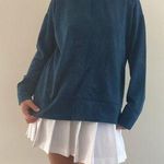 Blue Crewneck Thermal Sweater Size M Photo 0