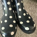 Crown & Ivy Crown Ivy Black and White Polka Dot Boots Photo 7