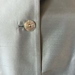 Valerie Dresses Womens 100% Silk Button Front Jacket Blue Size 14 Photo 1