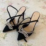 sparkly bow heels Black Size 7.5 Photo 0