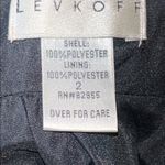 Bill Levkoff  Black One-Shoulder Gown with Floral Accent Photo 6