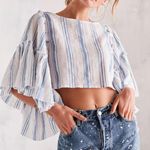 Kimchi Blue Bell Sleeve Crop Top Photo 0