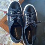 Superga Cute Black / White Womens Worn / Used  Sneakers Photo 1
