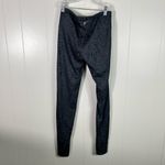 Capezio Studio by Capizio Black Gray Textured Damask Print High Rise Leggings Small S Photo 4