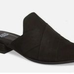 Eileen Fisher Bauer Mules Black Black Suede Mules Crisscross Design Size 8.5 Photo 0