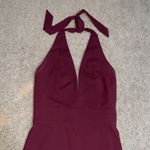 Dress the Population Camden Mermaid Hem Evening Gown Maxi Burgundy S Photo 4