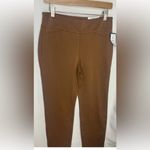 Charter Club Womens 4 Copper Cognac Tummy Control Skinny Leg Pants NWT Brown Photo 1