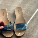 Dr. Scholls  Nice Iconic Flat Denim Blue Slide Sandals for Women Photo 3