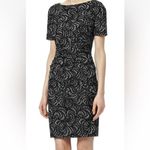 Reiss  Janella Black‎ Lace Sheath Dress Short Sleeve Size 4 Photo 10