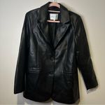 Rebecca Minkoff faux leather blazer jacket size small Photo 0