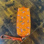 Prada  Tessuto Nylon Wristlet Pouch Bag Orange Sombreros Cactus Colorful Festive Photo 7