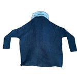 Jessica Simpson Oversized Faux Fur Lined Knit Black Sweater Cardigan Size Small Photo 8