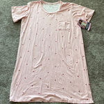 Tru Fit Pink Heart Dotted Super Soft Night Shirt SIZE S Photo 0