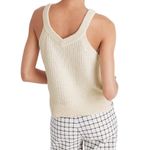 Madewell  Stockton Sweater Tank Ivory Cream Size XS Item H8190 Photo 1