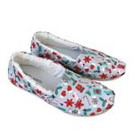 Toms  Shoes Alpargata Deck the Halls Faux Fur Lined Flats Women Size 9 Christmas Photo 5