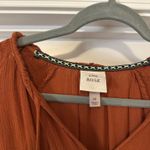 Knox Rose Orange Long Sleeve Midi Dress  Photo 2