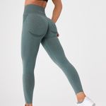 NVGTN Forest Green Seamless Contour Leggings Photo 2