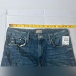 MOTHER Denim The Looker Ankle Step Fray Jeans Blue Size 28 Photo 9