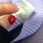 ALC Frank A.L.C. Brendan Stretchy Long Sleeve Ribbed Shirt Lilac Purple Size Small Spring Photo 9