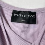 White Fox Boutique  Lavender Strappy Top SZ:M Photo 3
