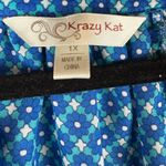 Krazy Kat  Blue Floral Tunic Photo 1