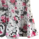 Amy Byer  Size 16 pink white and brown floral skirt Photo 3